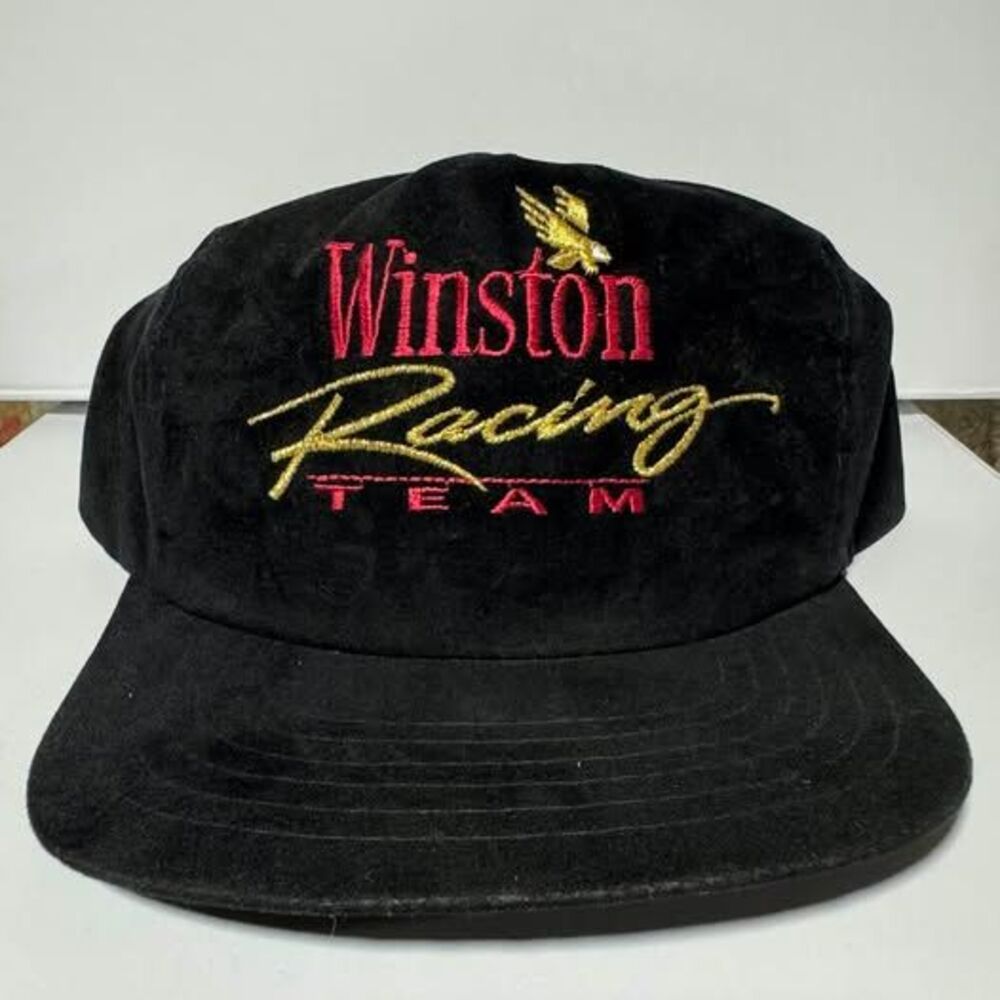 Vintage Winston Racing Team Velvet Hat
